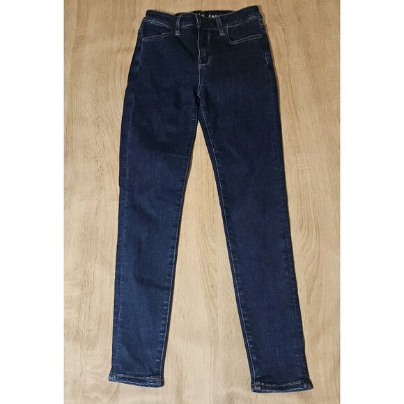 American Eagle Size 2 Short High Rise Jeggings Stretch Denim - Picture 1 of 8